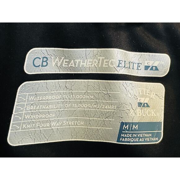 Cutter & Buck Weather TecElite Golf Shirt - Men's Size M - Waterproof, Windproof - Picture 6 of 11